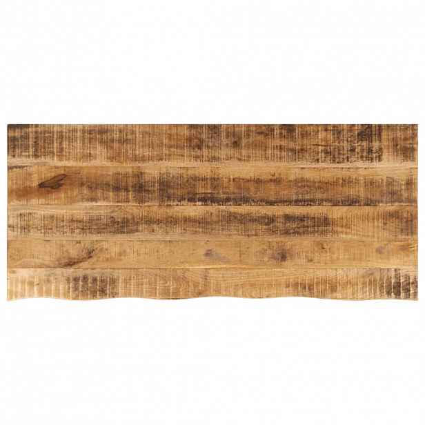 vidaXL Stolní deska 140x60x3,8 cm živá hrana hrubé mangovníkové dřevo