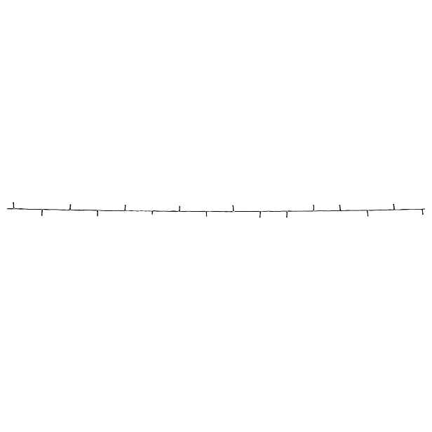Livarno® Světelný LED řetěz, 200 LED (teplá bílá)