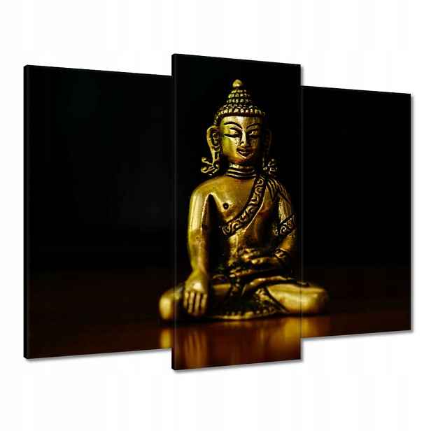 Obrazy 90x70 Zlatý Buddha Zlato