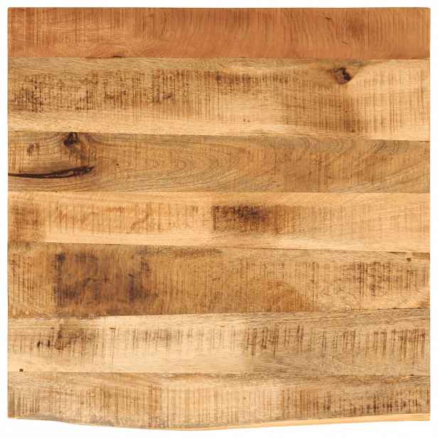 vidaXL Stolní deska 80x80x3,8 cm živá hrana hrubé mangovníkové dřevo