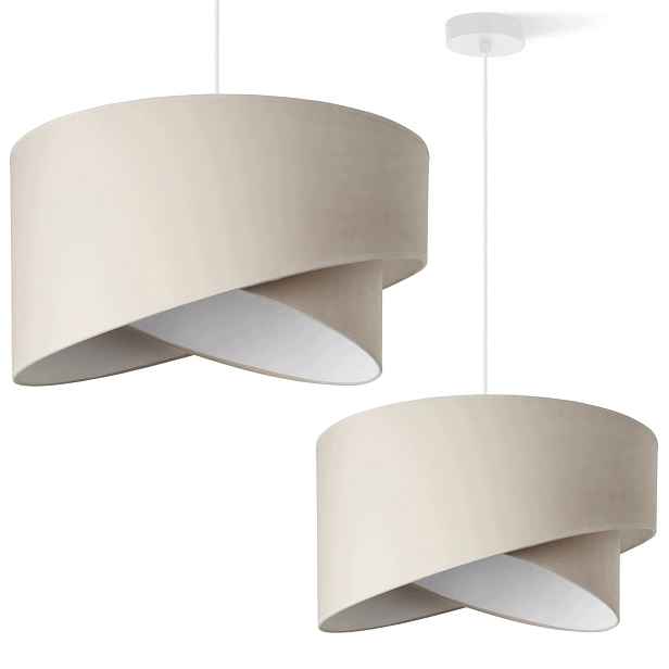 Závěsná Stropní Lustrová Lampa S Kašmírovým Stínidlem, Béžová Barva Do Ložnice