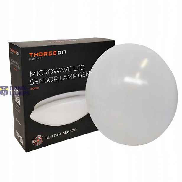Thorgeon Led lampa s mikrovlnným senzorem 9 W 03001G3