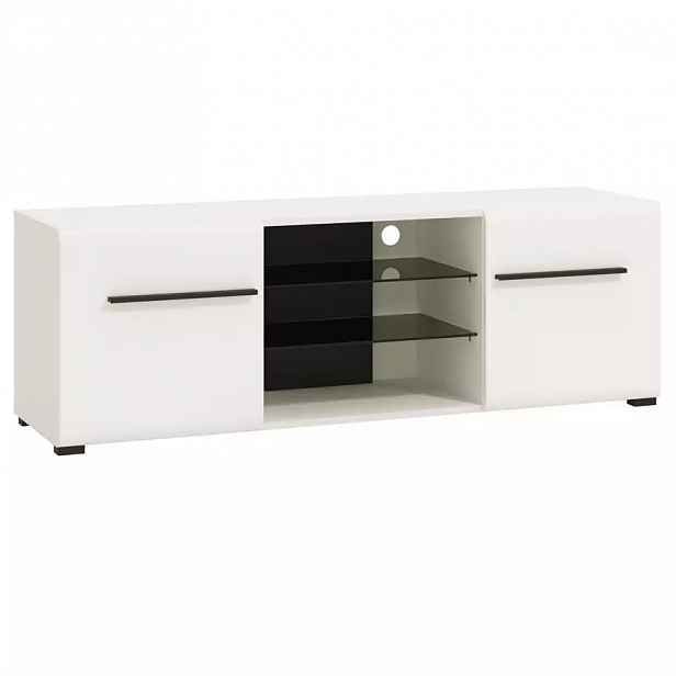 Tv stolek Trentino bílá 11008824
