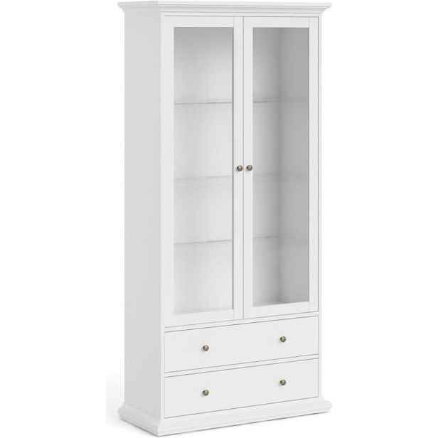 Tvilum Vitrína Provine 96 cm bílá