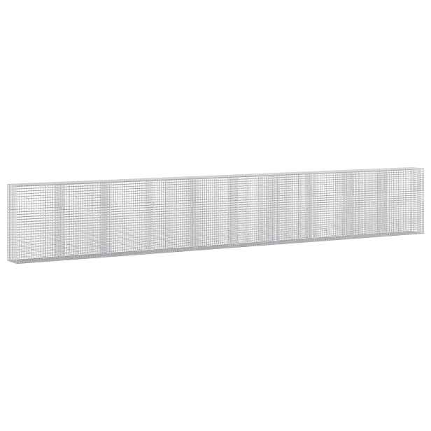 vidaXL Gabion s drátem 3,5 mm a síťkou 5x5 cm 1000x50x150 cm