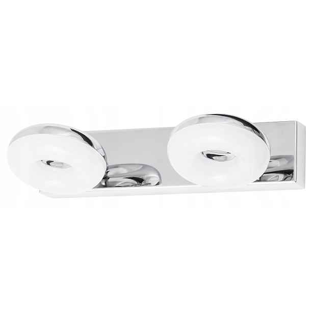 Koupelnové nástěnné Led svítidlo dvojitý chrom neutrální barva IP44 Rabalux