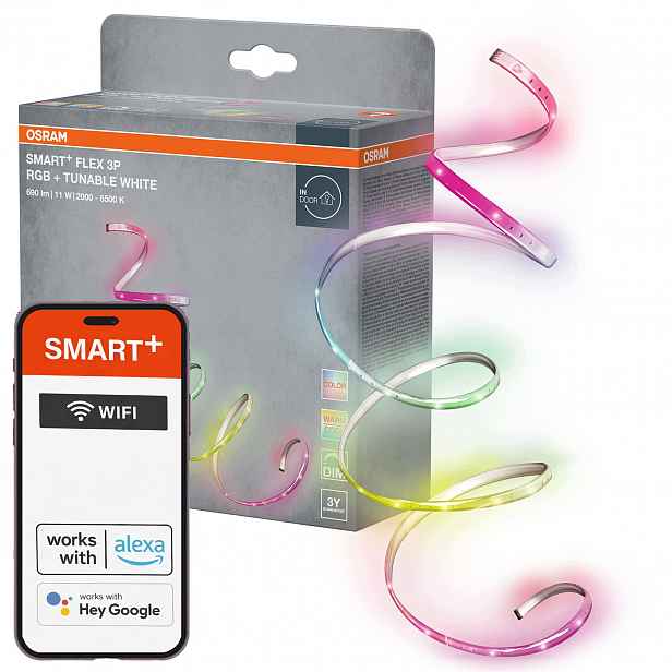 Led pásek 1.8 m 11W Cct Rgb stmívatelný Zigbee Smart+ Flex Strips