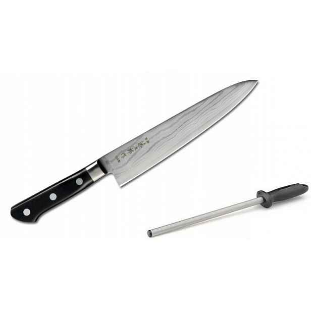 Nůž 21 cm Tojiro DP37 Plus brousek Taidea T0825D