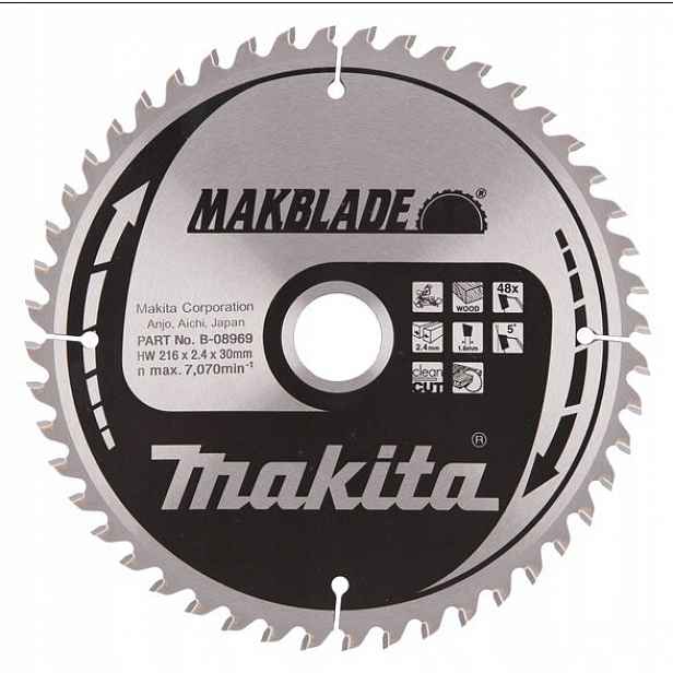 Řezný Kotouč Makblade 260*30MM 70Z B-32530 Makita
