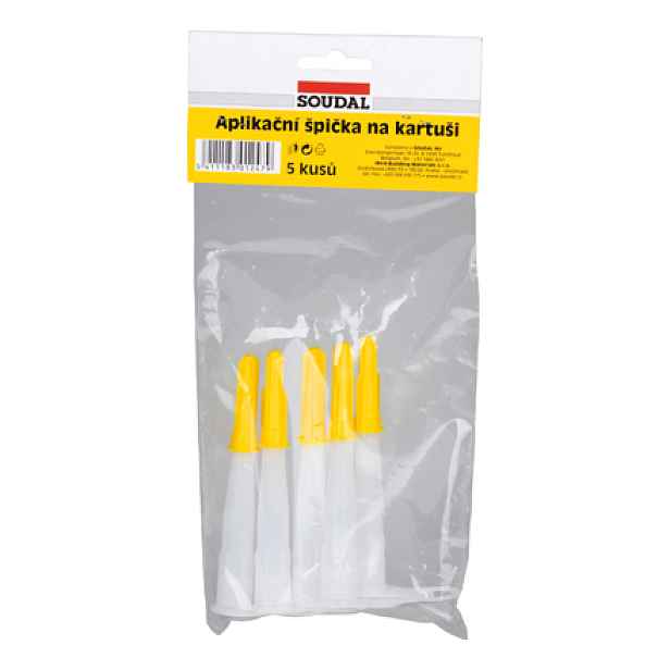 Sada špiček na kartuše Soudal 5 ks