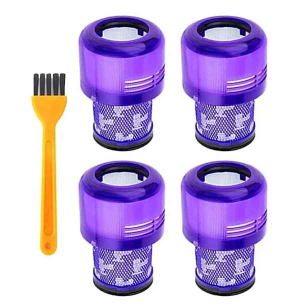 TEMU Náhradní filtr pro bezdrátový tyčový vysavač V11/V15/SV14 - Pratelný filtr vhodný pro sběrný robot V11/Cyclone V15/SV14, plastový filtr pro péči
