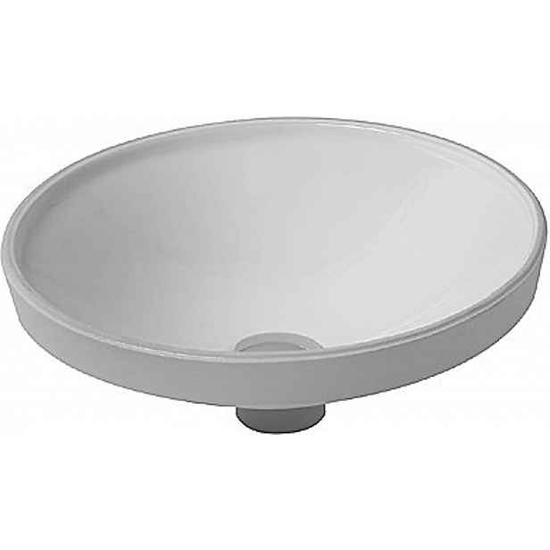 Duravit Architec - Umyvadlo bez přepadu, průměr 38 cm, bílá 0319370000