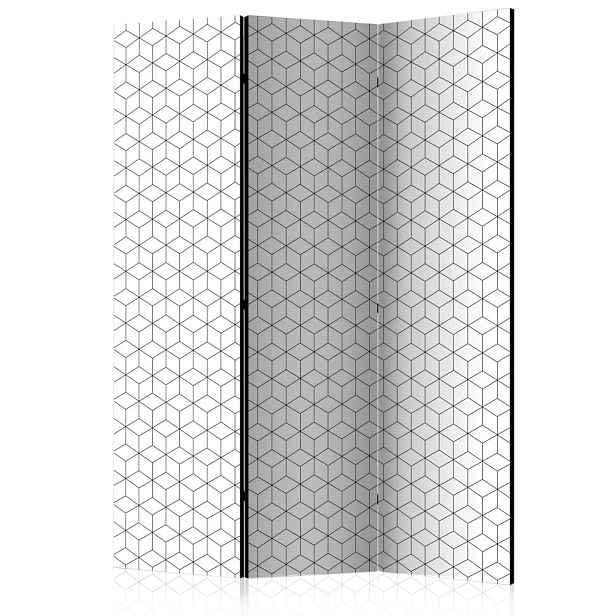 Paraván Cubes texture Dekorhome