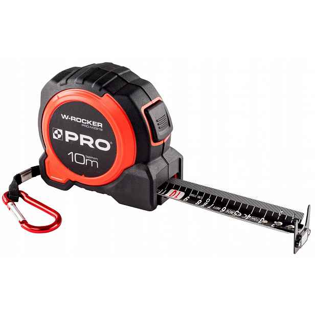 Svinovací metr Pro kapesní metr W-rocker 10 metrů (MZ919)