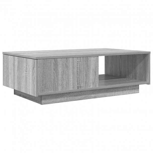 vidaXL Konferenční stolek Šedý Sonoma 95 x 55 x 31 cm Kompozitní dřevo