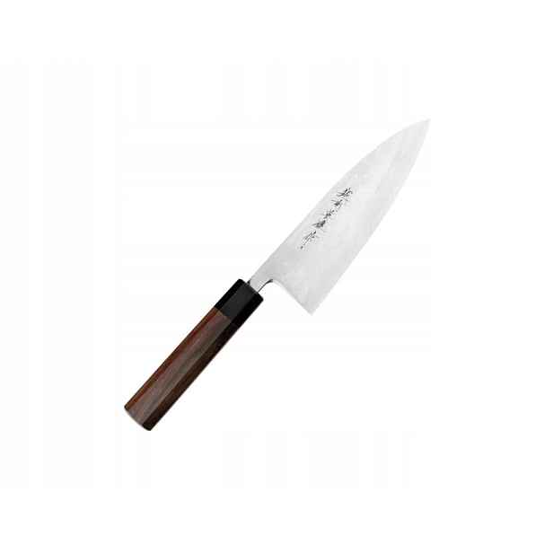 Hideo Kitaoka Shirogami#2 Satin Nůž Deba 18 cm Návod
