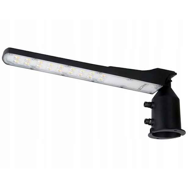 Led silniční pouliční lampa Parková lampa Venkovní lampa 50W Černá