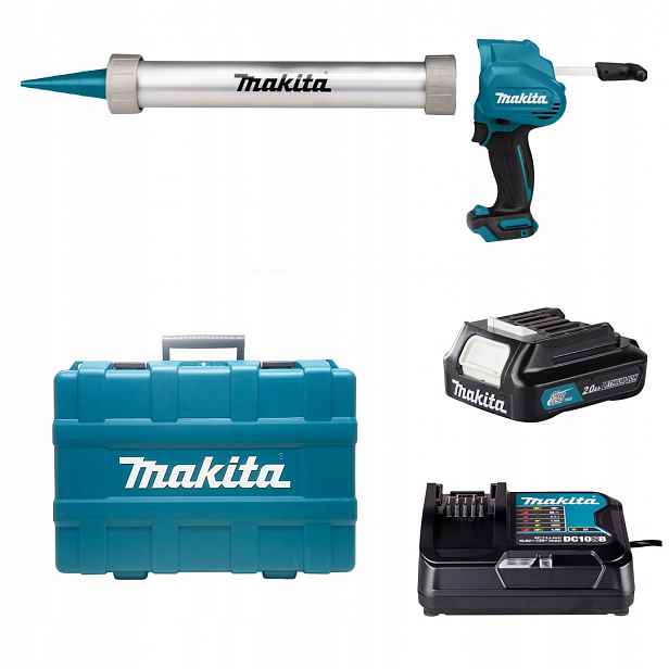 Pistole na kartuše Makita CG100DSAB Cxt 12V 1x2Ah 5000N 600 ml, kufr