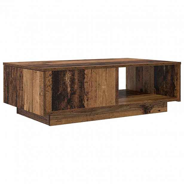 vidaXL Konferenční stolek Staré dřevo 95 x 55 x 31 cm Kompozitní dřevo
