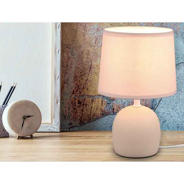 Stolní lampa Malu, béžová