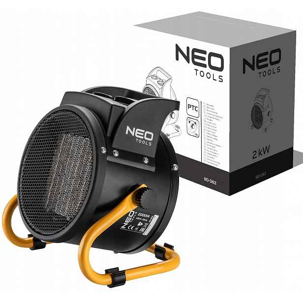 Elektrický ohřívač 2 kW Ptc keramický termostat Neo Tools 90-062