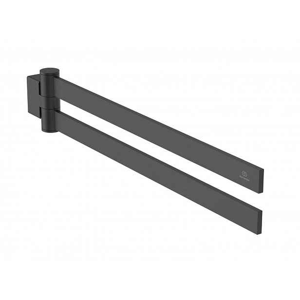 Ideal Standard Conca - Držák ručníků, délka 45 cm, hedvábná černá T5395XG