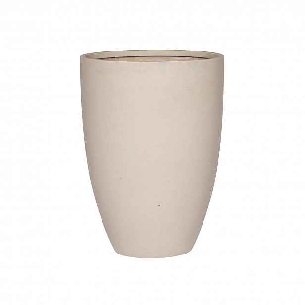 Květináč Ben, barva přírodní bílá, více velikostí - PotteryPots Velikost: L - v. 55 cm, ⌀ 40 cm
