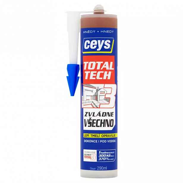 Lepidlo univerzální Ceys Total Tech hnědý 290ml