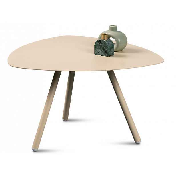 Stolek Mira, průměr 60 cm, béžový