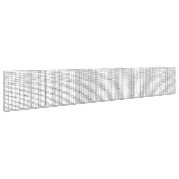 vidaXL Gabion s drátem 3,5 mm a síťkou 5x5 cm 900x30x150 cm