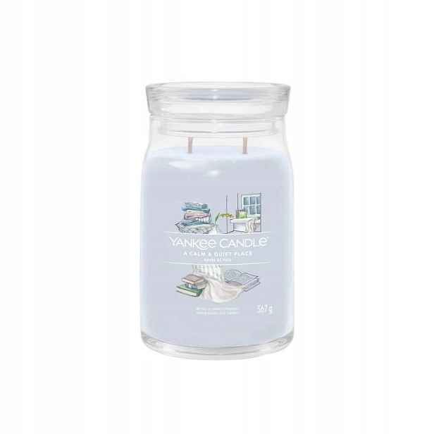Yankee Candle Calm & Quiet Place, velká sójová svíčka se dvěma knoty 567 g