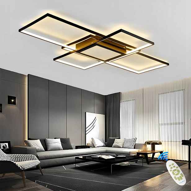 stropní svítidlo Led 120 W – Stmívatelná Dálkový Ovladač Moderní Design