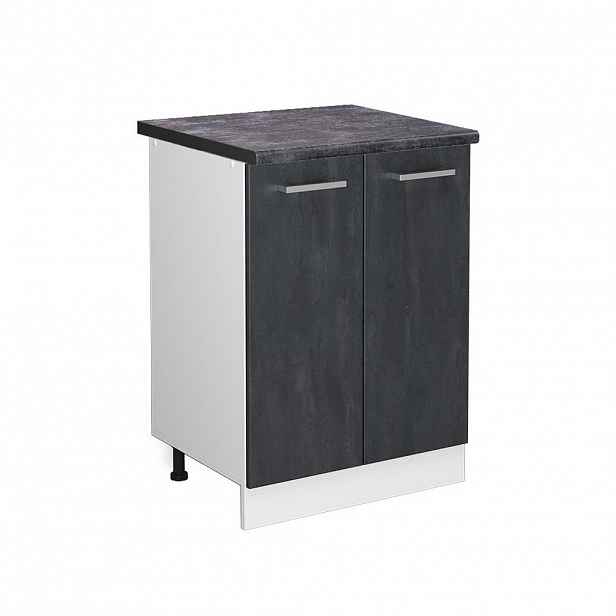 Vicco SPODNÍ SKŘÍŇKA KUCHYŇSKÉ LINKY R-Line Černý beton 60 cm PD Antracit