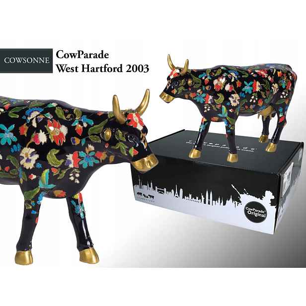 CowParade West Hartford 2003, Cowsonne, autorka: Jane Lowerre.