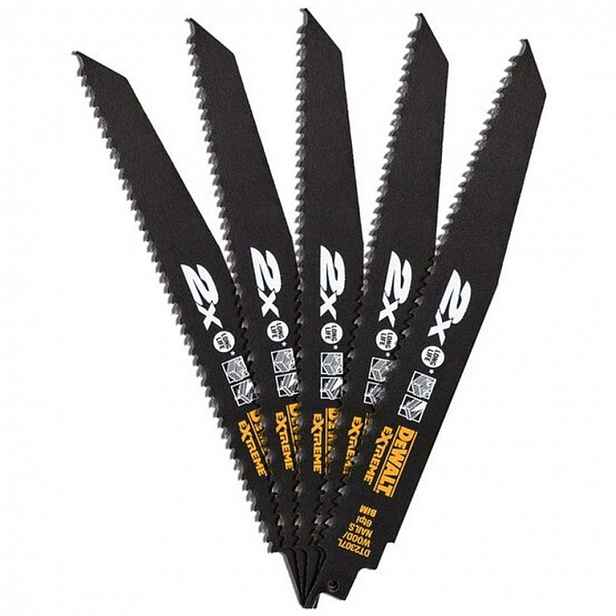 DeWALT - Sada pilových plátků, délka 23 cm, 5 ks DT2307L