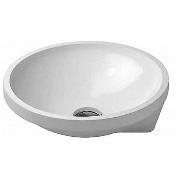 Duravit Architec - Umyvadlo bez přepadu, průměr 40 cm, bílá 0463400000