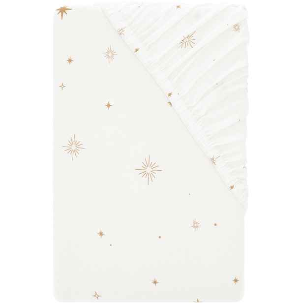 Livarno® Žerzejové napínací prostěradlo, 180-200 x 200 cm (hvězdy)
