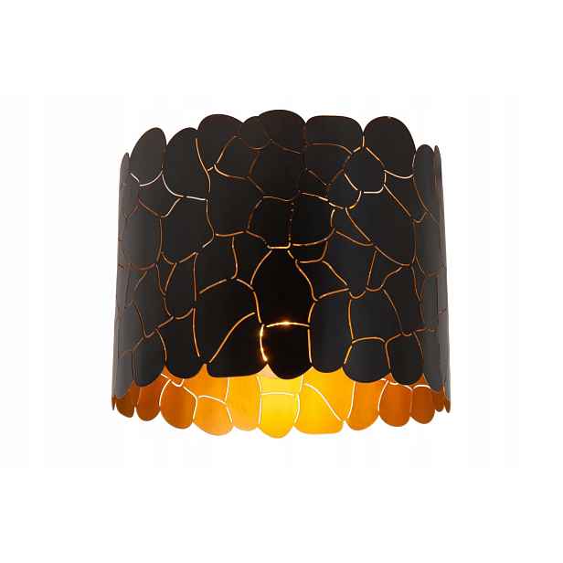 Lucide Almelo stropní svítidlo černo-zlatá, kov E27 1x40W