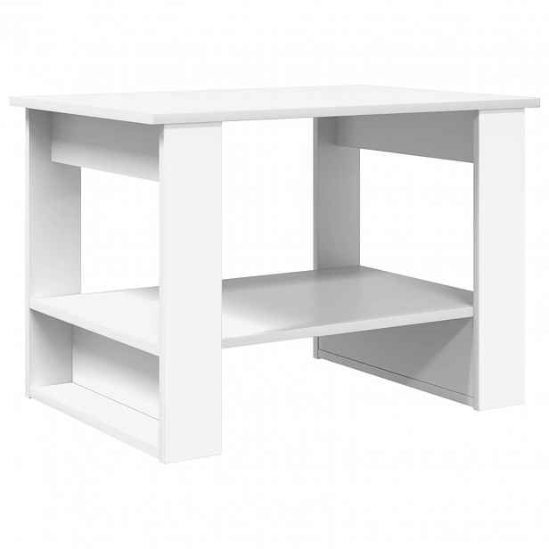 vidaXL Konferenční stolek Bílá 72 x 50 x 50 cm Kompozitní dřevo