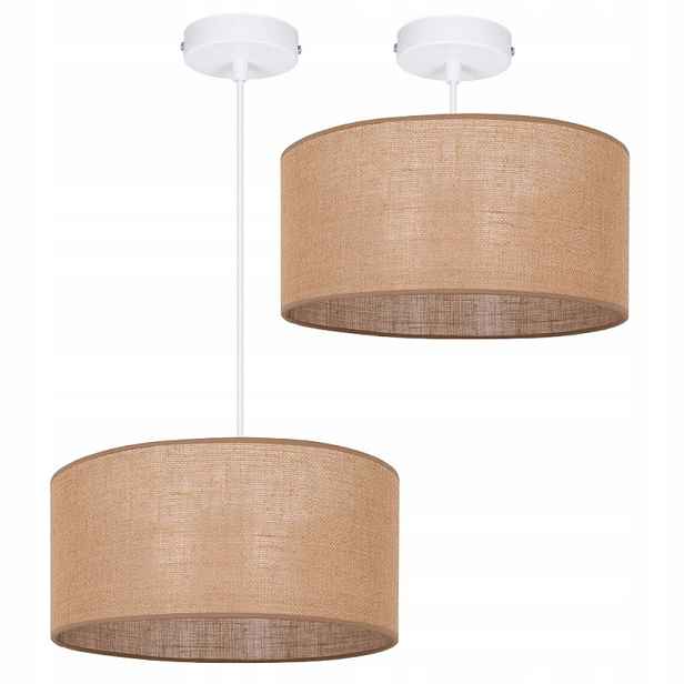 Závěsná Lampa 1PL Stropní Stínidlo Juta 40 CM