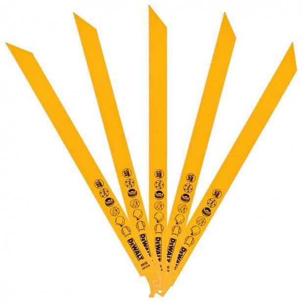 DeWALT - Sada pilových plátků, délka 31 cm, 5 ks DT2355