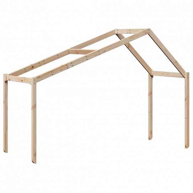 vidaXL Střecha na dětskou postel 213x85,5x144,5 cm masivní borovice