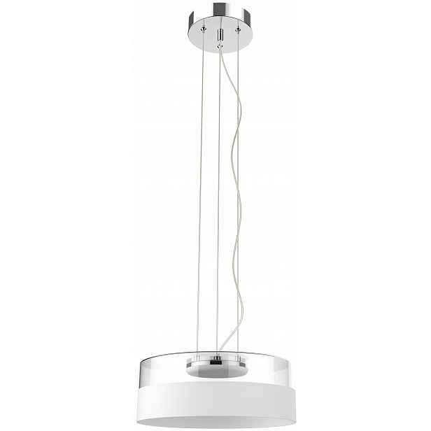 Závěsná Lampa Skleněná Nad Stůl Lustr Bílá Led