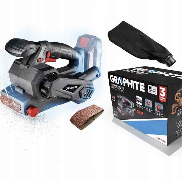 Graphite Akumulátorová pásová bruska Energy 18V 58GE136