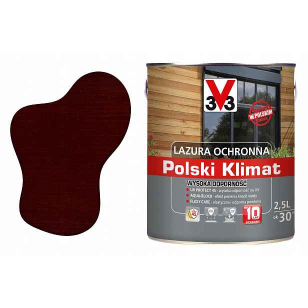 3V3 Výkonný lakovací nátěr pro střešní krytinu, Uv ochranná impregnace na dřevo Extra