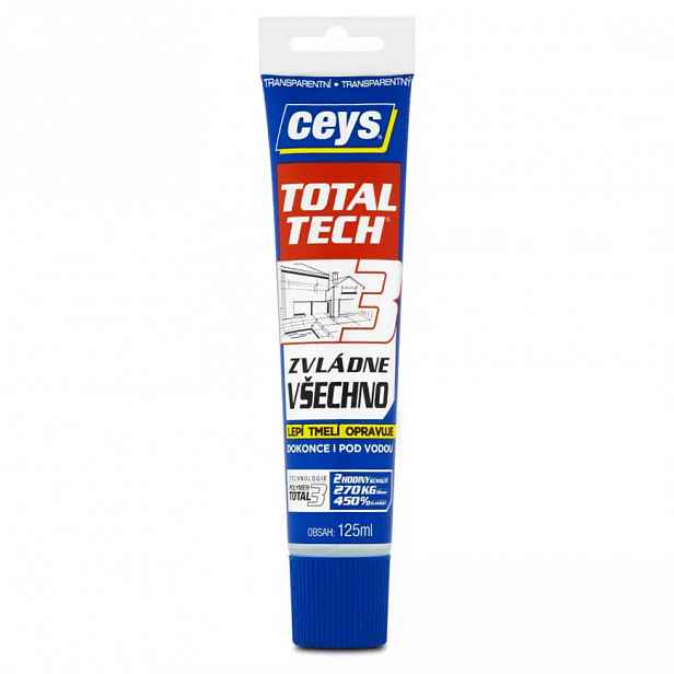 Lepidlo univerzální Ceys Total Tech transparentní 125ml