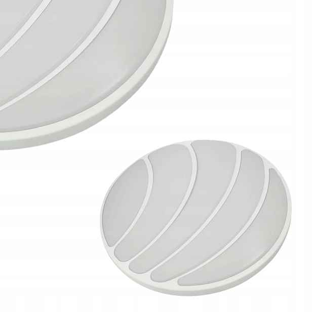 Milagro Stropní Svítidlo Led Shell Bílý, Ø48 cm, 40 W, Zm. Barva, Stmívatelná