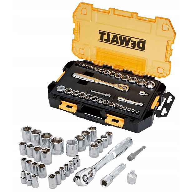 Sada nástrčných klíčů 34ks 1/4" 3/8" ráčna 72z DeWalt DWMT45034-0