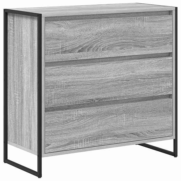 vidaXL Servírovací skříň Šedý Sonoma 79 x 36 x 75.5 cm