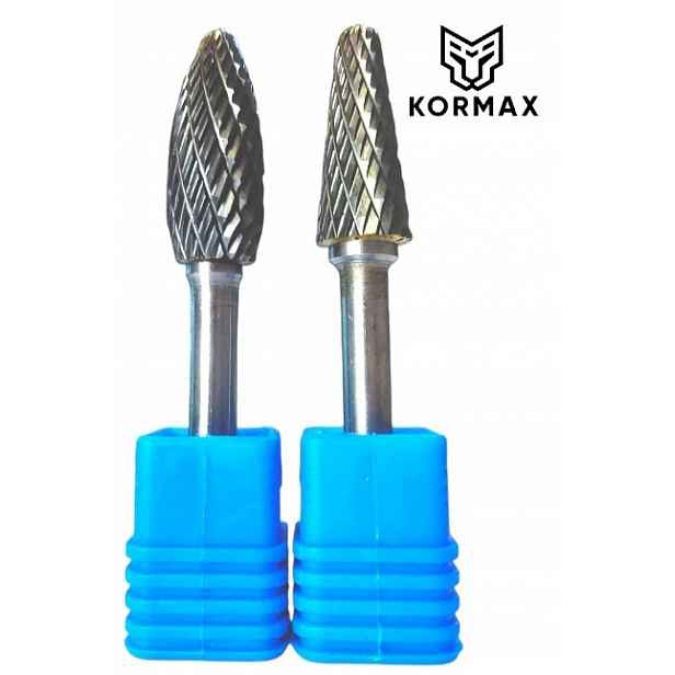 Rychlootáčkový frézovací pilník 12 mm na kov s karbidem, sada